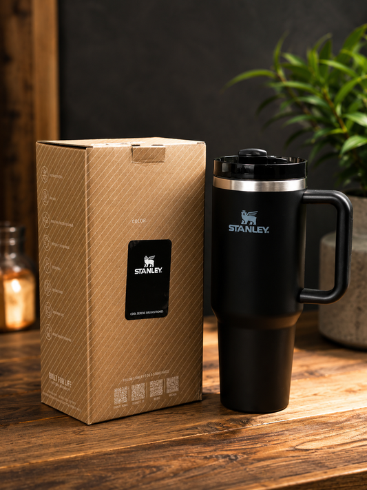 Matte Black 40oz Premium Insulated Travel Tumbler