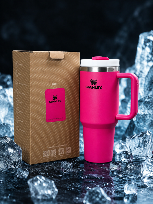 Hot Pink 40oz Premium Insulated Travel Stanley Tumbler