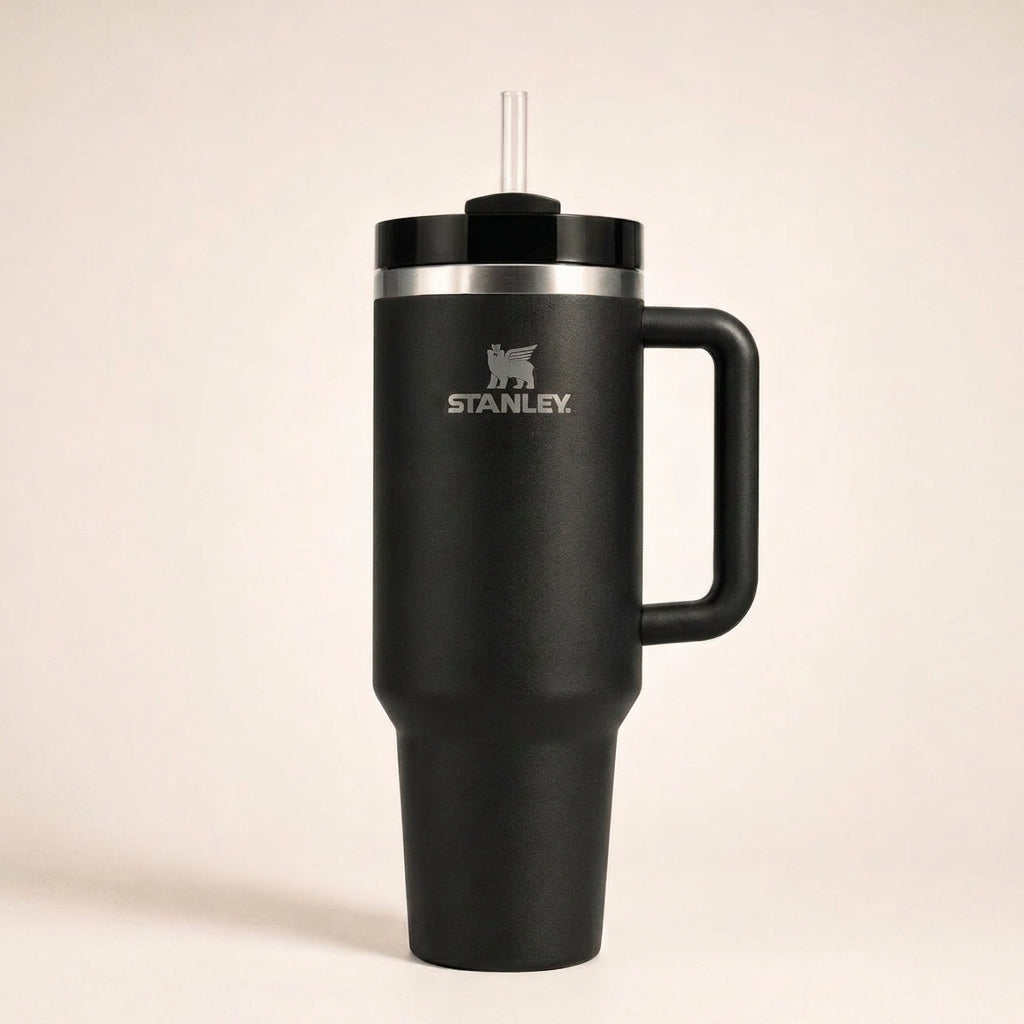 Matte Black 40oz Premium Insulated Travel Tumbler